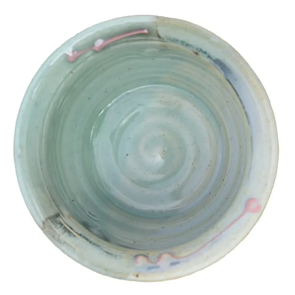 Vintage Hand-Thrown Studio Pottery Planter & Cachepot – Sage & Earth